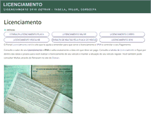 Tablet Screenshot of licenciamento.net